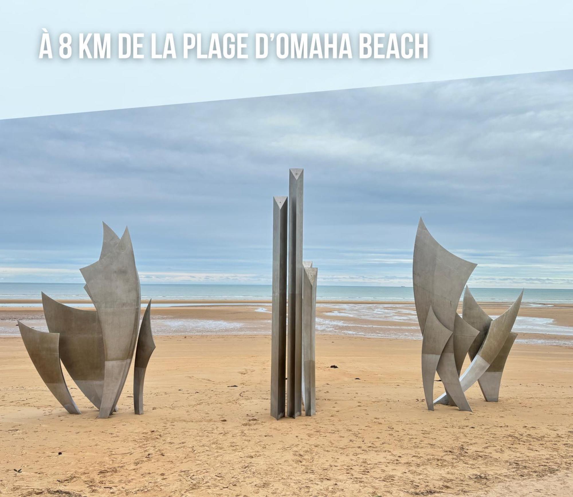 La Fromagerie Maison Lumineuse Et Spacieuse Beau Sejour 5 Ch 2 Wc 1 Sdb Grand Jardin Clos 5Mn A Pied Commerces 10 Mn Plage Omaha Beach Proche Plages Du Debarquement Trevieres Exterior foto